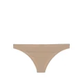 Saint Laurent elasticated-waistband high-cut bikini bottoms - Brown