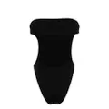 Saint Laurent strapless cut-out swimsuit - Black