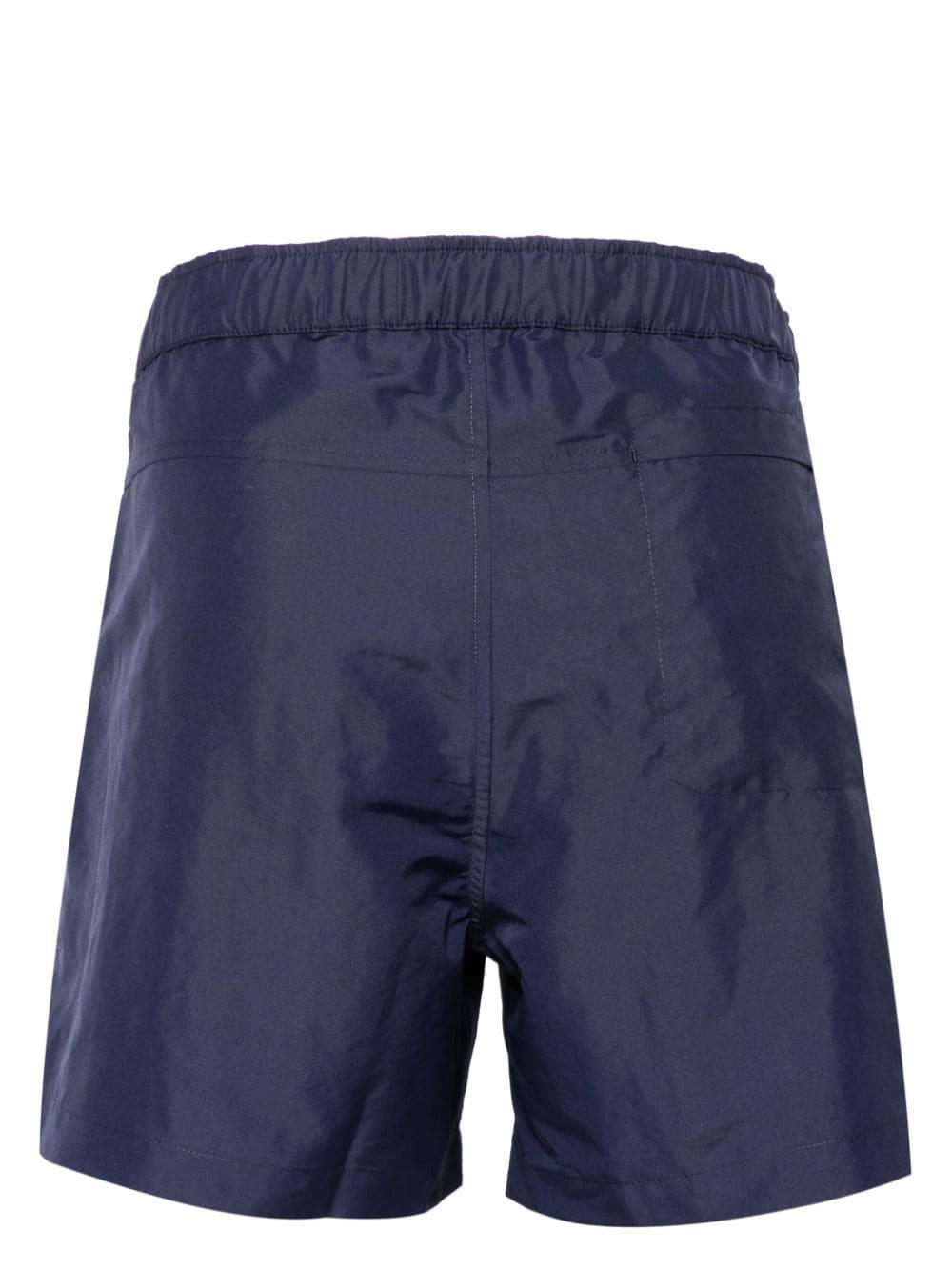 Brioni zip-up swim shorts - Blue