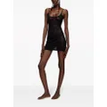 Diesel Ufpt-Donnie stretch-lace chemise - Black