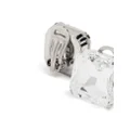Moschino crystal-embellished clip-on earrings - Silver
