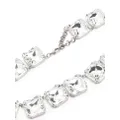 Moschino crystal-embellished necklace - Silver