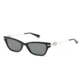 Longchamp butterfly-frame sunglasses - Black