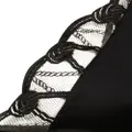 Kiki de Montparnasse Bondage mesh-detail bra - Black