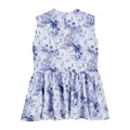 Vilebrequin floral-print linen dress - Blue