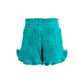 Vilebrequin ruffle-detailing cotton shorts - Blue