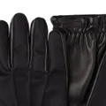 Prada Fabric and leather gloves - Black