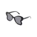 Stella McCartney Eyewear butterfly-frame sunglasses - Black