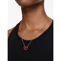 Swarovski Una heart-pendant necklace - Red