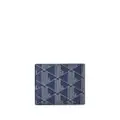 Lacoste medium The Blend logo-appliqué wallet - Blue