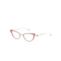 Valentino Eyewear V Daydream cat-eye glasses - Gold