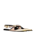 ETRO pointed slingback ballerina shoes - Pink