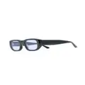 Thierry Lasry Victimy rectangle-frame sunglasses - Black