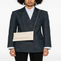 Brunello Cucinelli envelope leather shoulder bag - Neutrals