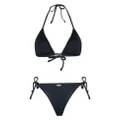 Emporio Armani logo-jacquard bikini - Blue