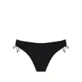 La Perla gathered-detail bikini bottoms - Black