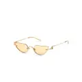 Gucci Eyewear Double G cat-eye sunglasses - Gold