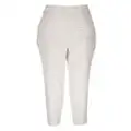 Veronica Beard belted tapered trousers - White