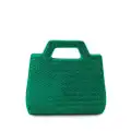 Ferragamo crystal-embellished mini bag - Green