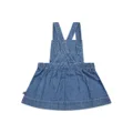 Petit Bateau dungaree-style denim dress - Blue