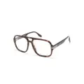 Marc Jacobs Eyewear pilot-frame glasses - Brown