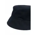 FENDI logo-patch bucket hat - Blue