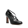 The Row crossover-strap detail 90mm pumps - Black