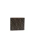 FENDI monogram-print bi-fold wallet - Brown
