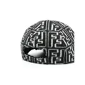 FENDI logo-print brushed cap - Black