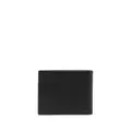 FENDI logo-plaque leather wallet - Black
