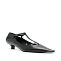 The Row Cyd 38mm leather pumps - Black