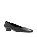 The Row Luisa 35mm leather pumps - Black
