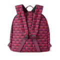 Lacoste geometric-print logo-appliqué backpack - Red