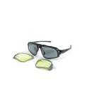 Nike Flyfree navigator-frame sunglasses - Black