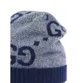 Gucci GG Supreme cashmere beanie - Blue