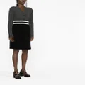 Gucci tweed high-waisted midi skirt - Black