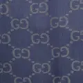 Gucci GG Supreme cotton scarf - Blue