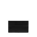 FENDI logo-embossed leather cardholder - Black