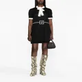Gucci Squared GG wool minidress - Black