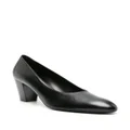 The Row Luisa 65mm leather pumps - Black