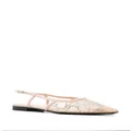 Gucci GG slingback ballerina shoes - Pink