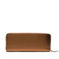 Roberto Cavalli monogram-plaque leather wallet - Brown
