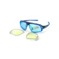 Nike Flyfree M biker-frame sunglasses - Blue