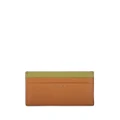 Paul Smith logo-stamp leather cardholder - Brown