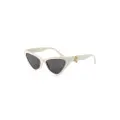 Jimmy Choo Eyewear Sol cat-eye sunglasses - White