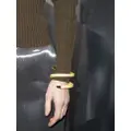Bottega Veneta leather cuff bracelet - Yellow