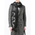 Givenchy chain-pattern knitted scarf - Black