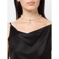 Vivienne Westwood Orb safety-pin pearl necklace - Neutrals