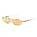 Givenchy 4Gem rectangular-frame sunglasses - Gold