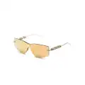 Givenchy 4Gem rectangular-frame sunglasses - Gold